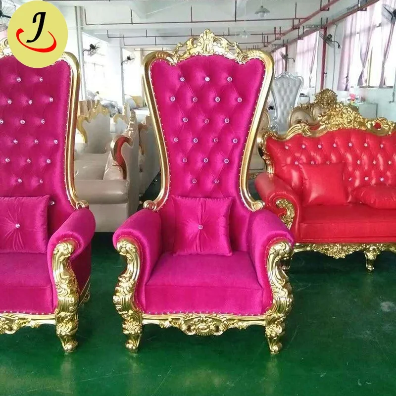 Living Room Chair Luxury High Back King Throne Chair JC-K41