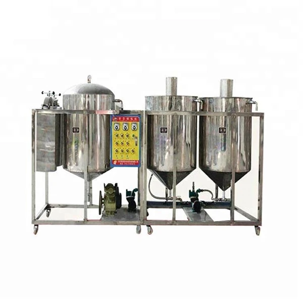 mini peanut cotton seed oil refinery plant /refined machine of corn oil price