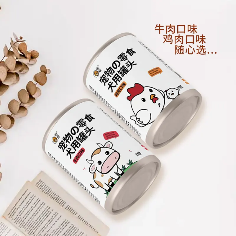 China Factory Direct Competitive Price Canned Wet Senior Dog Treats Dog Wet Food High Protein 375g Tuna Canned Wet Dog Food
