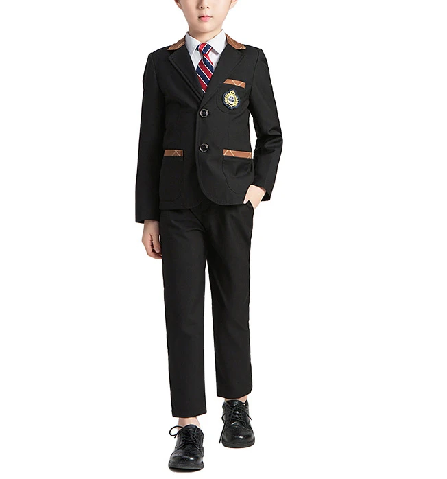Wholesale Factory  Price Primary Kindergarten Clothes Sweater Korean School Uniforms School Blazer Suit Uniforms