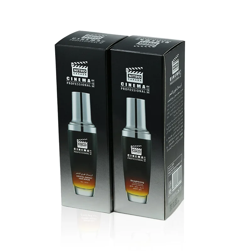 Beautiful Design Essential Oil Face Cream Lotion Cosmetics Folding White Cardboard Packaging Box with External Printing Process