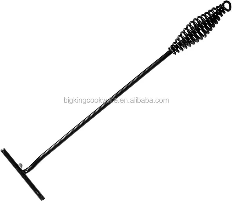 Pre-Seasoned 7 Piece Heavy Duty Cast Iron Dutch Oven Camping Cooking Set with Vintage Carrying Storage Box