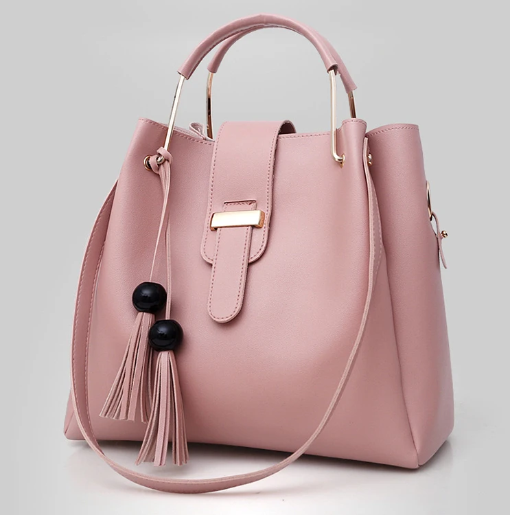  Женская сумка-тоут из искусственной кожи с кисточками Sac A Main Femme 3