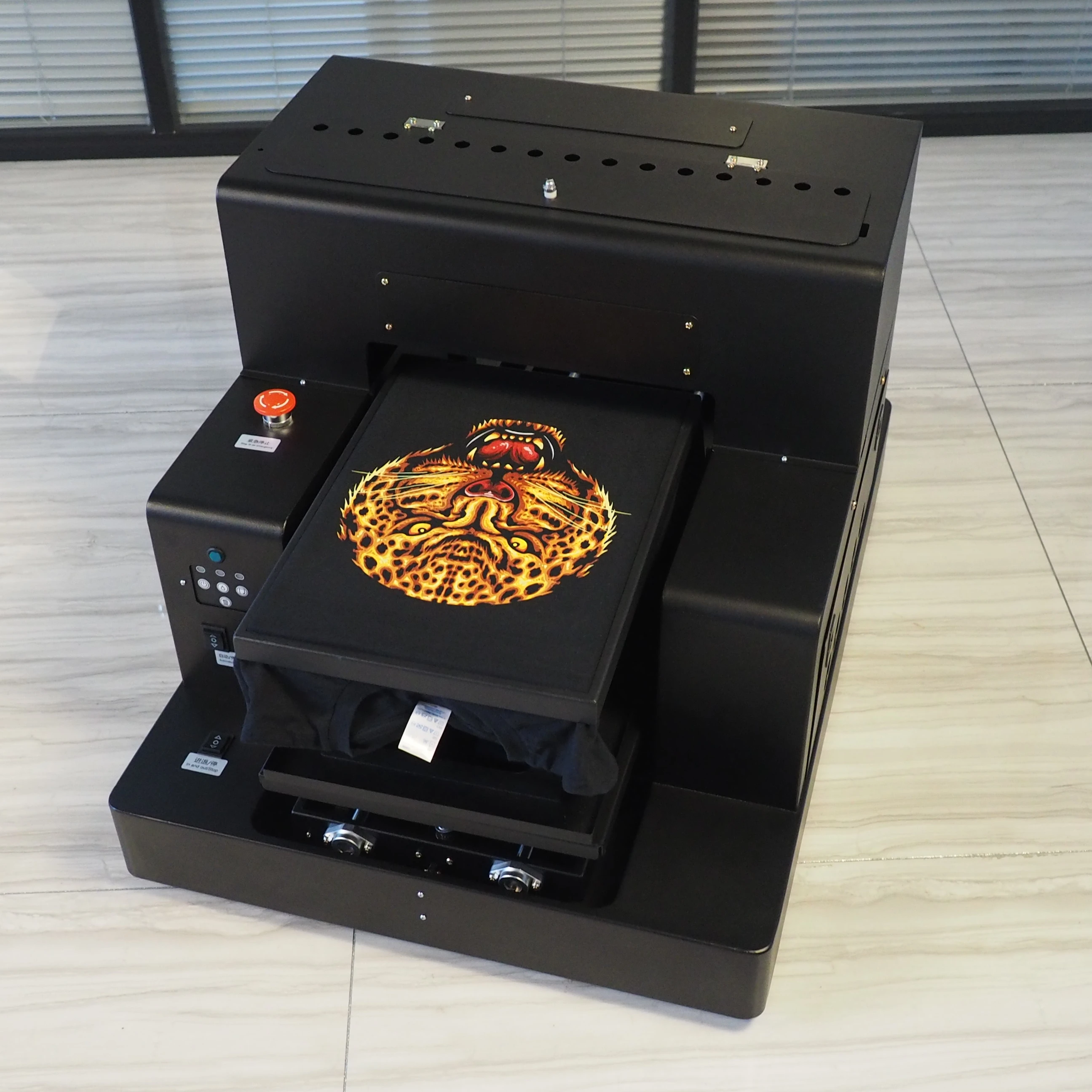 A4  DTG Printer  6 Colors Flatbed Printer Dark And Light Clothes Direct to Garment T-Shirt Printing Machine
