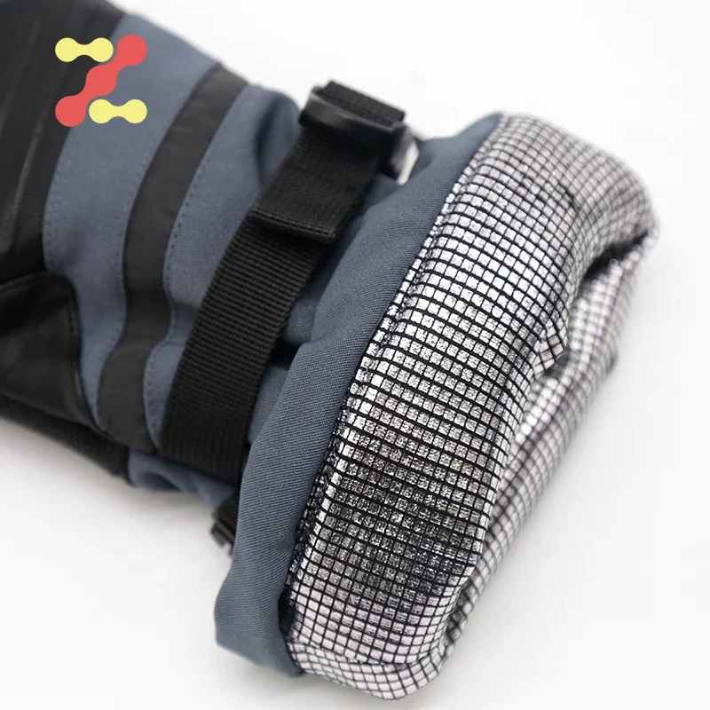 Custom logo men winter warm touch screen skiing gloves manufacture