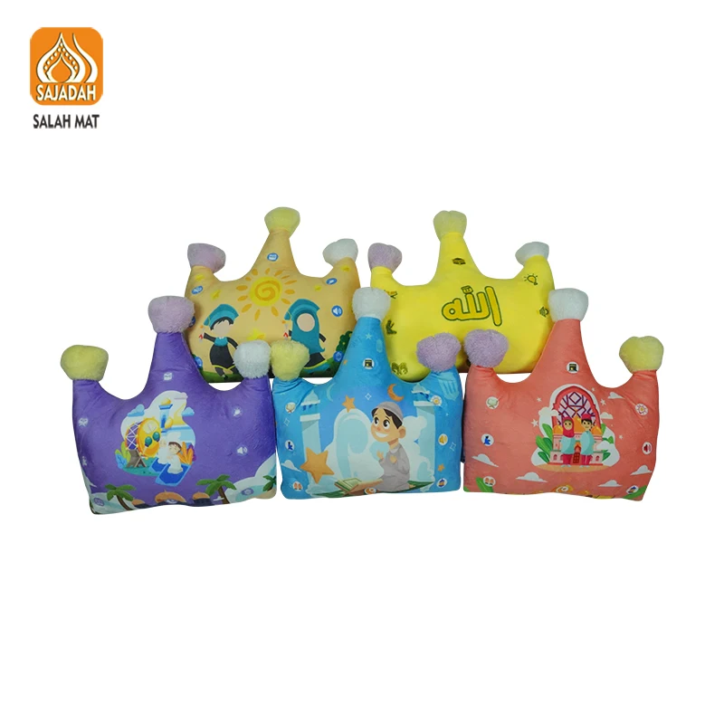 PO-CROWN 2022 High Quality Digital Interactive Quran Pillow Mini Sejadah Contemporary Educational  Quran Player