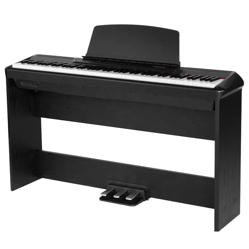 Flykeys New Model 88 Keys Portable Piano Hammer Action Keyboard Fp6+3Pedal+Wstand