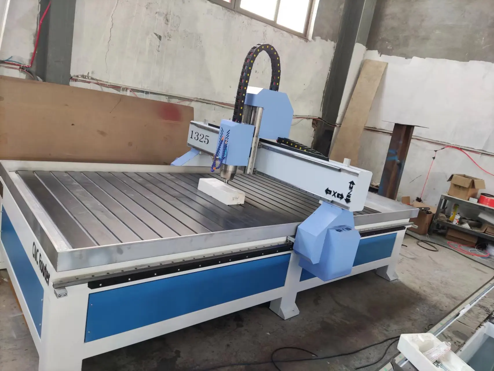 Ncstudio Mach3 Controller Engraving 1325 Carving Marble Cutting Machine for Stone CNC Router 5.5kw Spindle