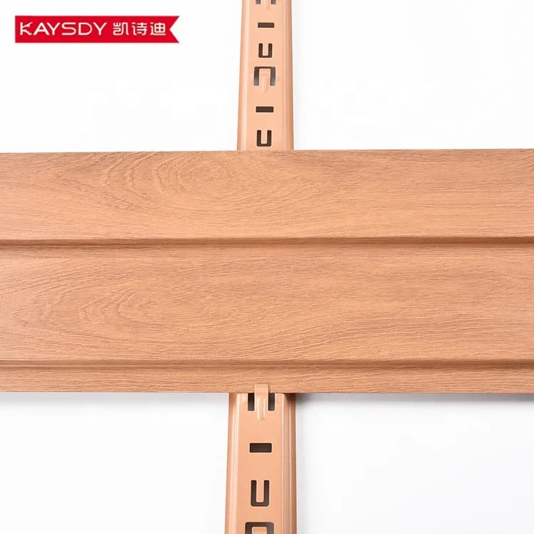 Popular Wood Grain Baffle Ceiling Aluminum Square Pipe Ceiling Panels For Hall Interior Decoration