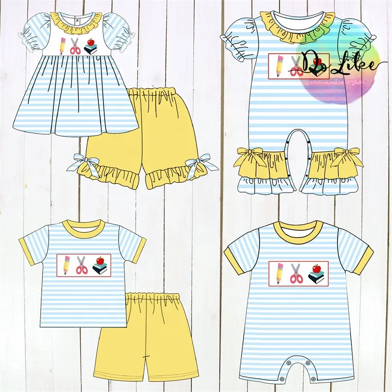 Adorable kids sweet design for little girls clothing apples apparel baby clothes children back to school dresses casual dress