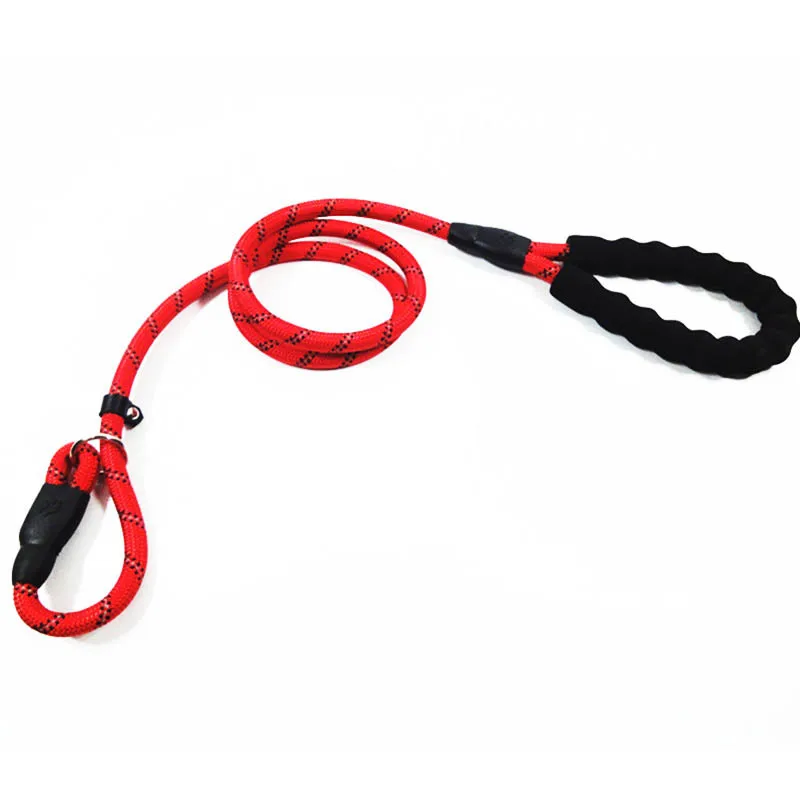 Custom nylon dog collar and leash pet high density nylon material dog leash for large dog