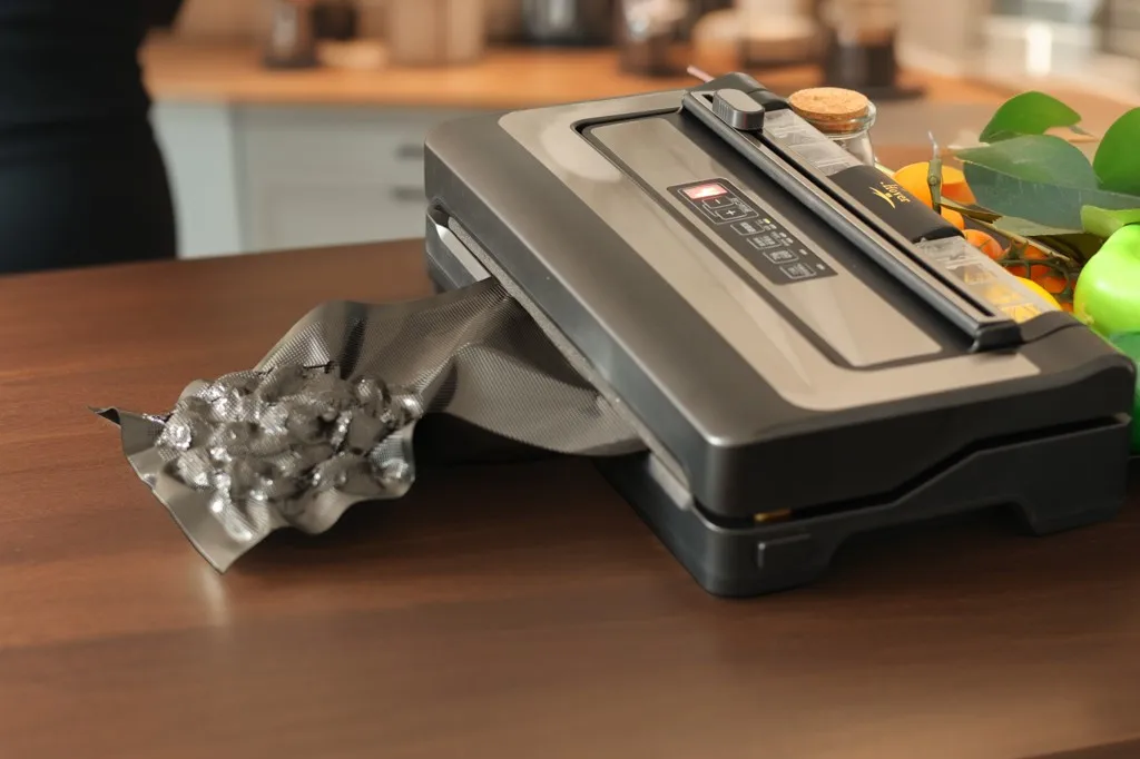 vacuum tray sealer aluminum foil bag vacuum sealer fruit and vegetable vacuum packing machine