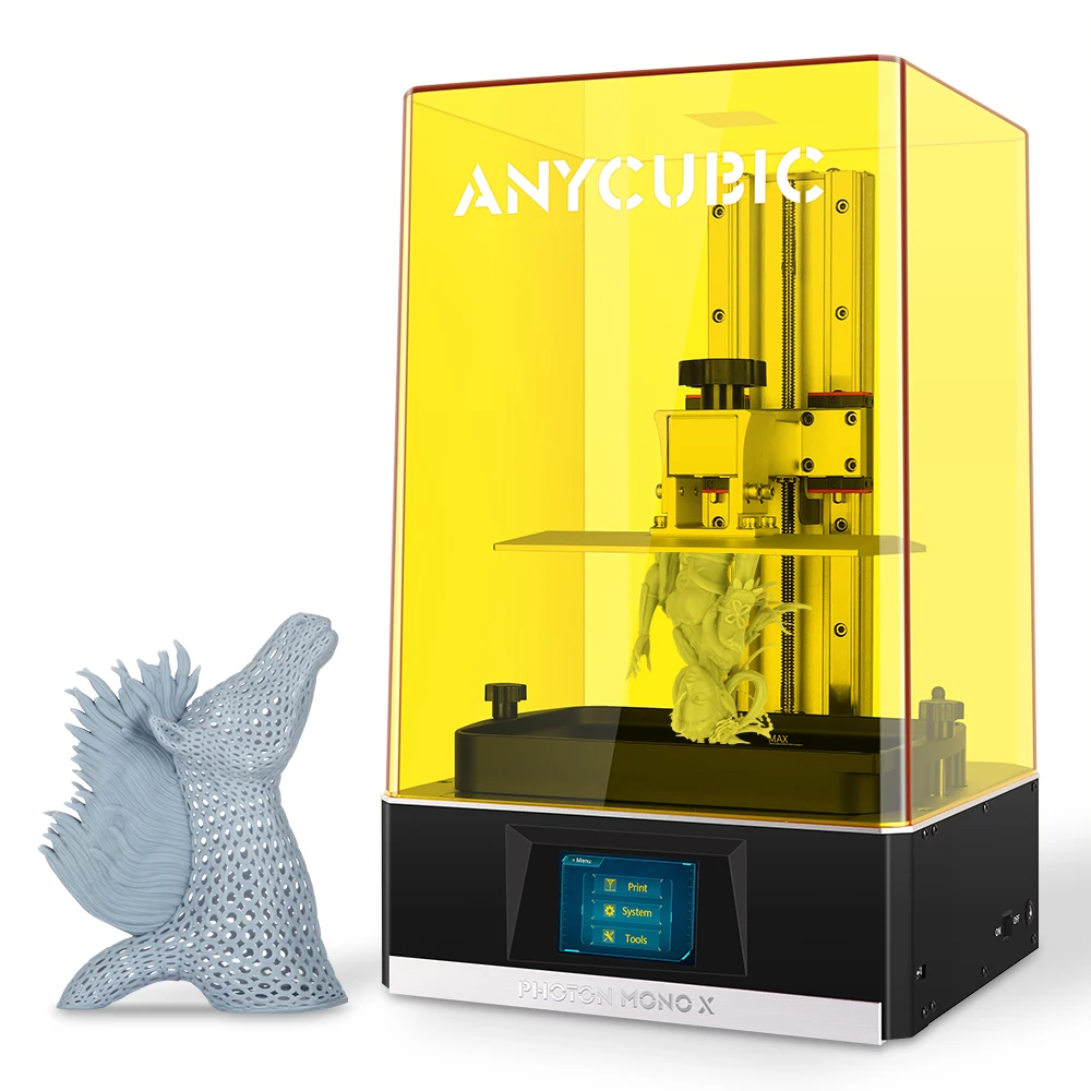  Настольный 3d Полноцветный принтер ANYCUBIC 4k 8 9 дюйма черный ЖК-экран 3D-принтер для