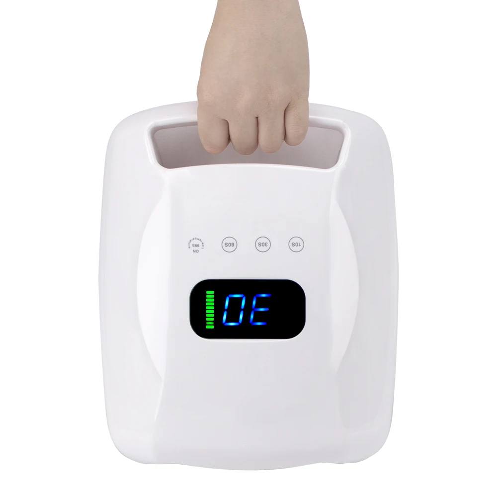 2022 New arrivals Largest Battery Capacity High Power 96W rechargeable Led nail lamp uv nail dryer cordless machine