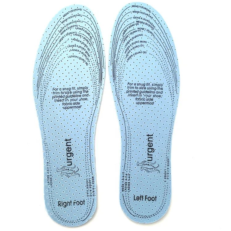 Latex Foam Barefoot Insoles for Shoes and Boots,Hygienic Shoe Sweat-Absorbent Insoles Bad Smell Odor Remover Insole