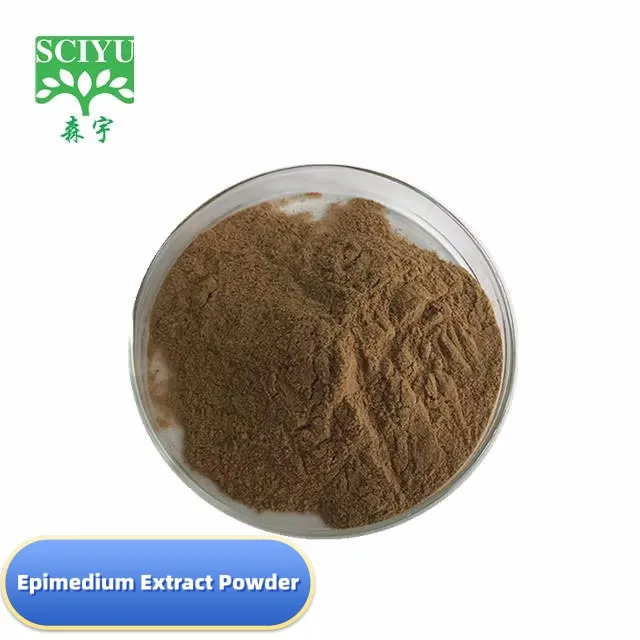 Экстракт Epimedium Порошок и экстракт рогатых козьих сорняков Икариин 10% 30% 60% 90% 98%