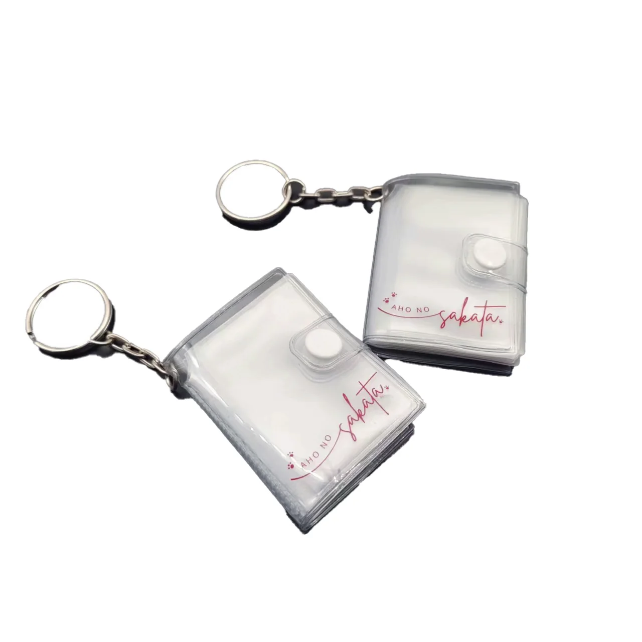 Keychain Mini Photo Album Keychain for Picture Photo Card Holder Storage Book Wedding Anniversary Birthday Valentine Gift