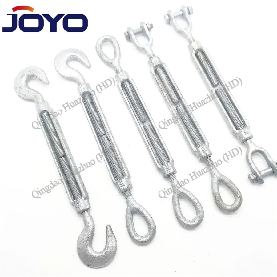 high quality rigging JIS frame type stainless steel 304  turnbuckle with eye and hook