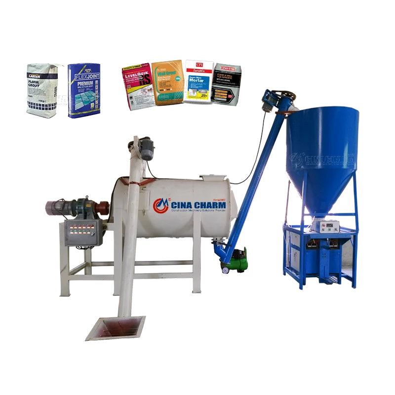 High Quality 5T/H dry mix mortar mixer Tile Adhesive Glue Bond 5tph Dry Mortar Production Line dry mix machines for sale