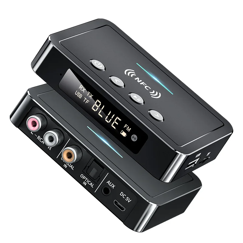 Новый приемник и передатчик NFC bluetooth 5 0 FM три в одном адаптер аудио