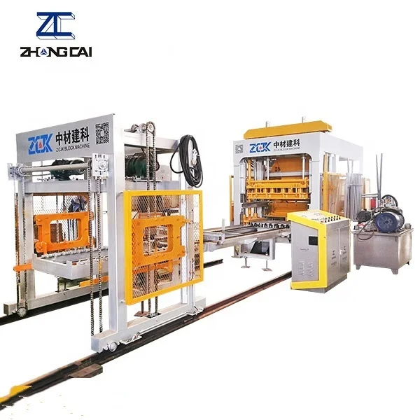 ZCJK QTY8-15 Высококачественная машина для производства кирпича из летучей золы автоматическая линия по производству блоков Саудовская Аравия бетонных цена