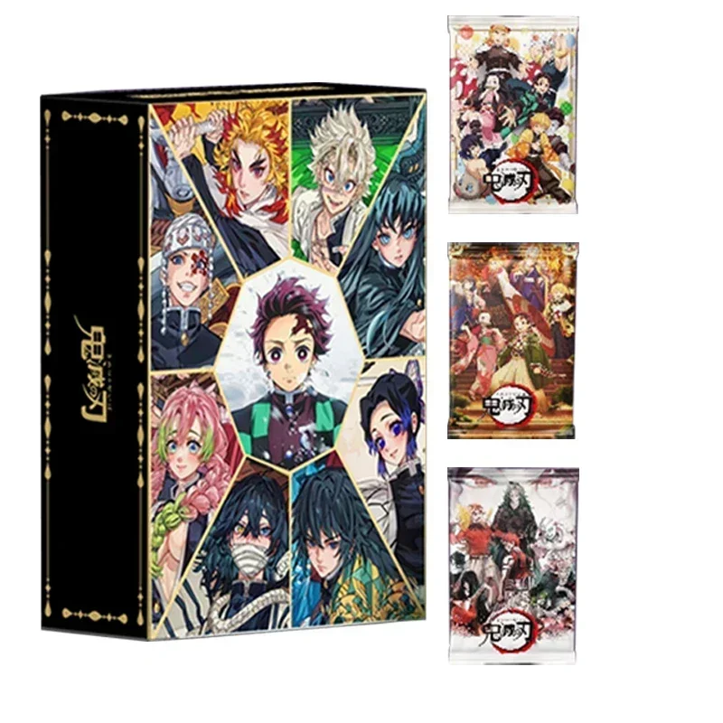 Japanese Anime Wholesale Game Cards Thickened TR 3D Demon Slayer Anime Collection Cards