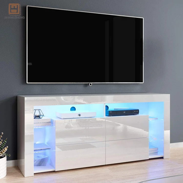 Tv Stand White Black Marble Luxury Tv Cabinet Wood Modern Wholesale Luxury Home Living Room Home Furniture