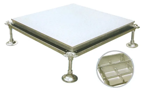 HPL PVC raised floor panel 600*600mm anti-static aluminum raised access floor