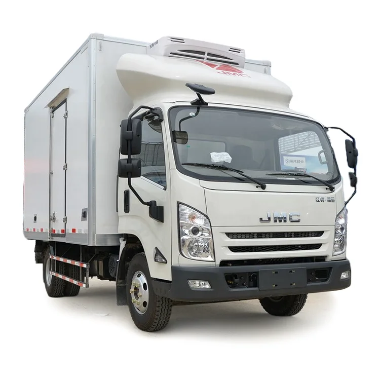 JMC N720 Truck Refrigerated 5 Ton Refrigerator Trucks Fiberglass & Polyamine Foam Container