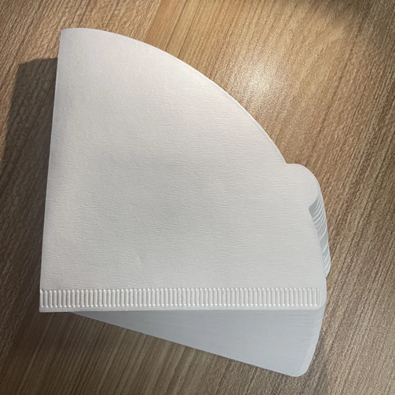 New Product Ideas 2024 High Quality Coffee Filter Paper V01 V02  / U shape Barista Pour Over Drip Coffee Paper Filter-100pcs/bag