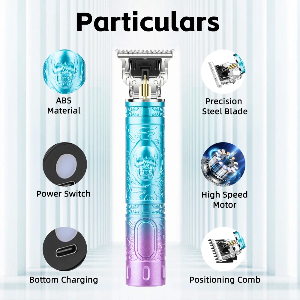 Kezu Trimmer Hair Clipper Rechargeable Hair Cutting Machine - Professional Barber Supply, Supports Customized Logo, Hair Trimmer