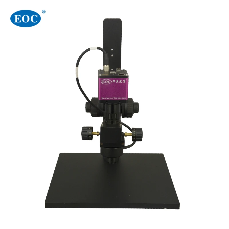 EOC microscope 24-154X ccd camera 5MP optical pcb phone repair high definition led Digital measuring measurement microscope