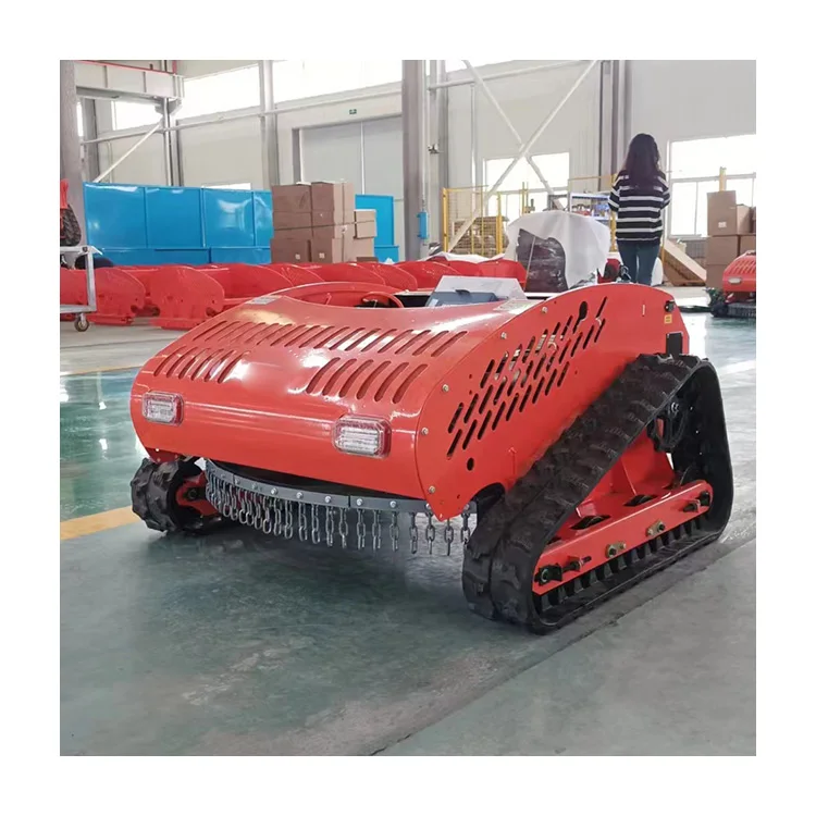 Fast Delivery Of Gasoline Remote Control Lawn Mowers And Agricultural Robot Crawler Lawn Mowers Factory Prices
