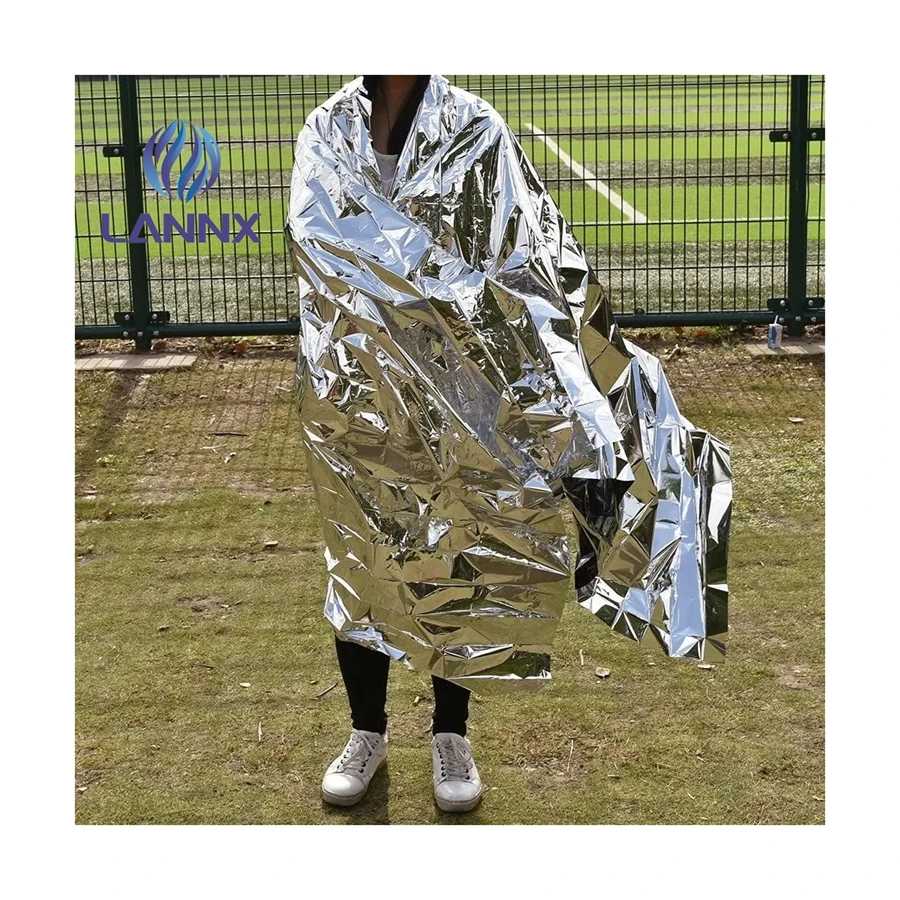 First Aid Blanket For Outdoor Refugee life-saving thermal insulation blanket Reusable Aluminum Mylar Foil Emergency Blanket