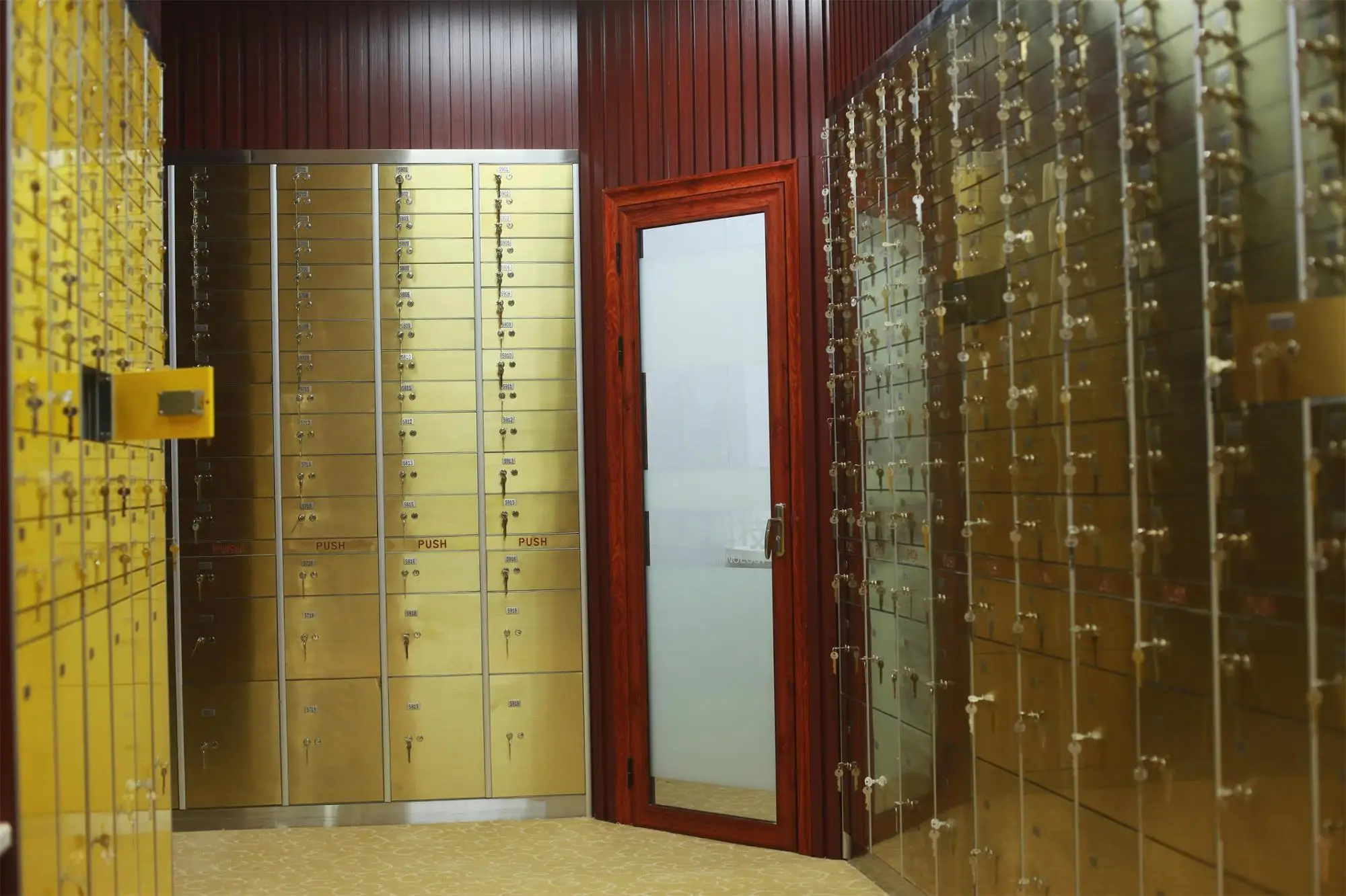 Custom Design Bank vault Safe deposit box locker