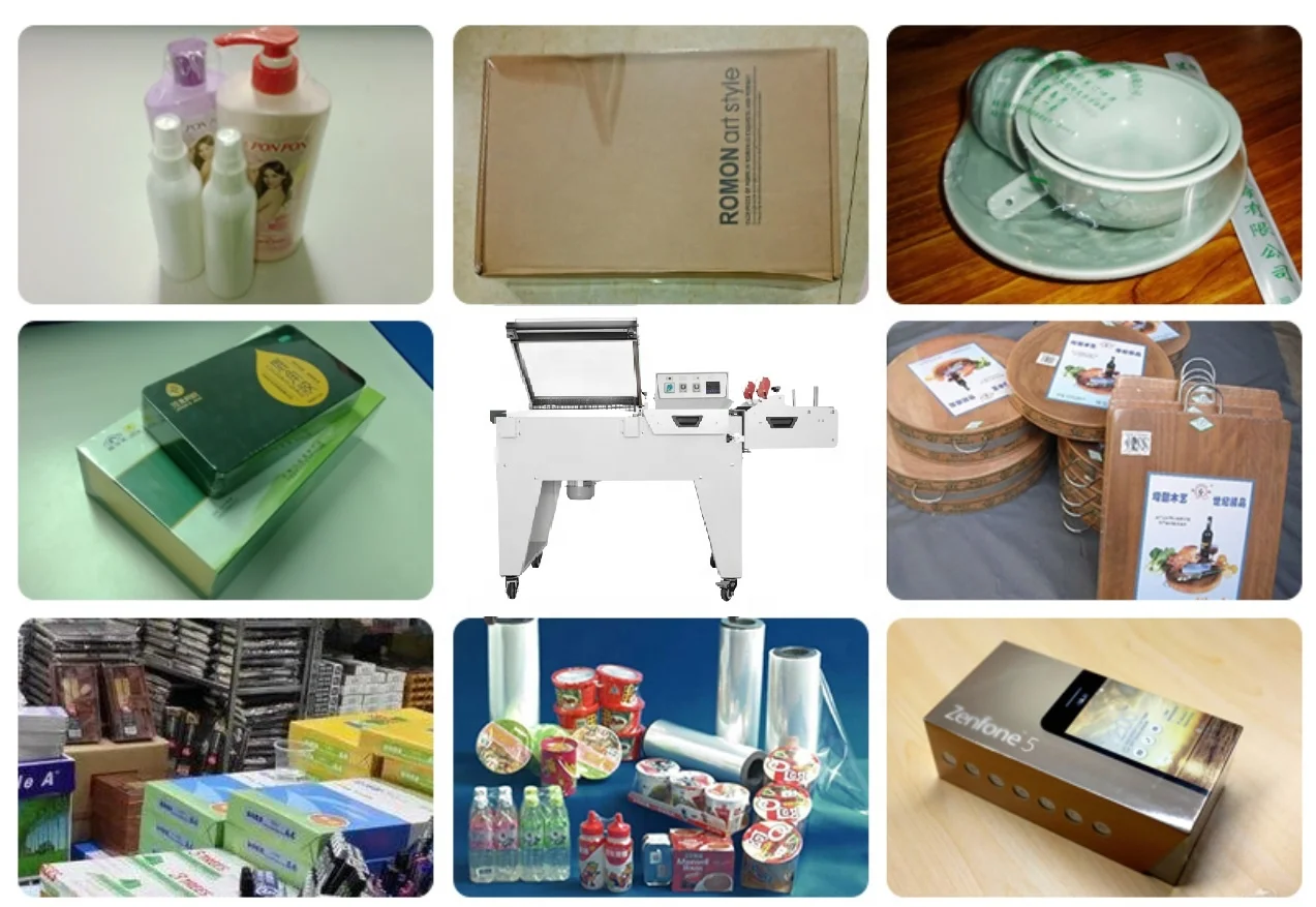 DFM5540 2 in1 L type sealer sealing packager and shrink packaging machine