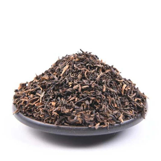 NOP сертифицированный органический пуэр чай фаннинги бесплатный образец Сломанный чай листья дешевые опт