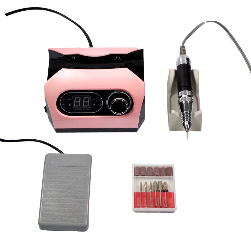 Best Quality Professional Nail Electric File Portable Recargable Manicure Pedicure Machine Acrylic Drill Bit Nail nail polisher