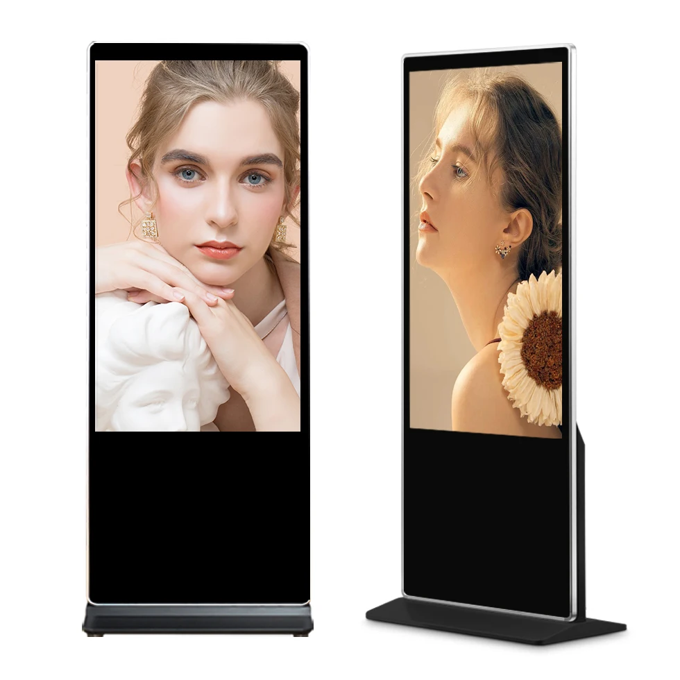 hot-selling vertical electronic advertising machine video wall panel indoor aluminium profile for led display plants shelf