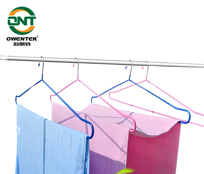 Metal Hangers Cloth Hanger 20 Packs Silver Cloth PVC Coated Save Storage Space Wire Hangers