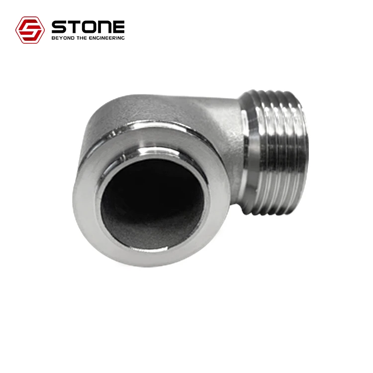 STONE OEM Custom Size 10mm-100mm Elbow Fittings investment casting stainless steel fittings