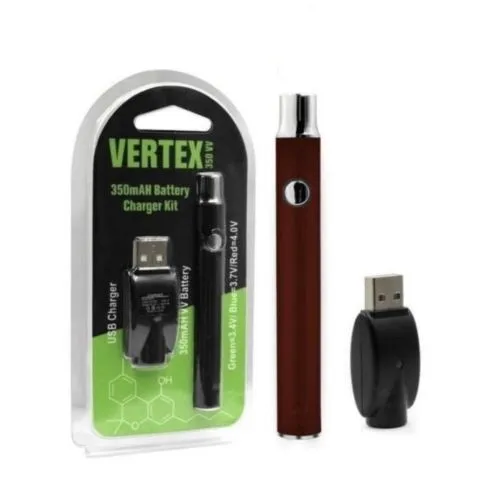 Горячая Распродажа батарея для предварительного нагрева 350 мАч вейп vertex 510 с резьбой по оптовой