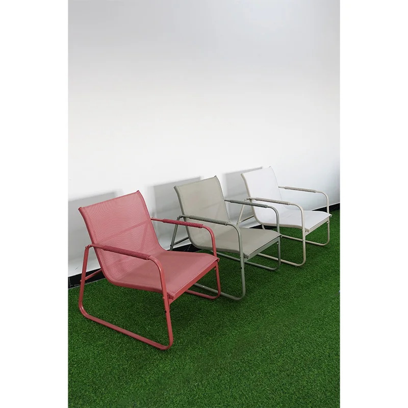 4 Pieces Modern Yard Outdoor Metal Furniture Set Dining Patio Chair Garden Furniture Set