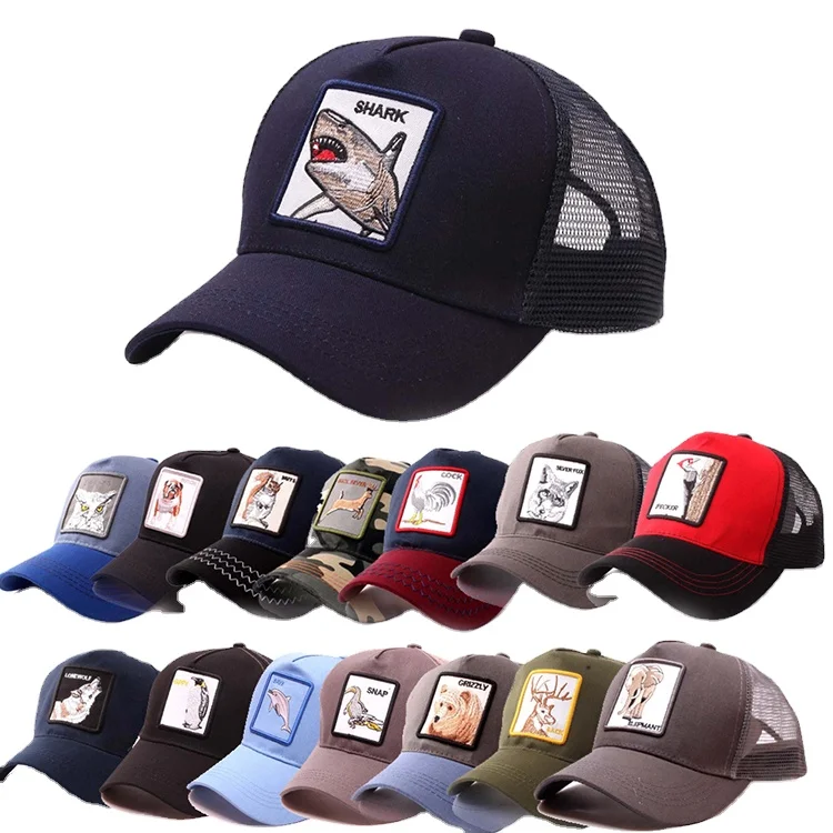 Custom Wholesale Summer Hip Hop Men Mesh Anime Cartoon Sports Baseball Cap Custom Gorin Bros Cap