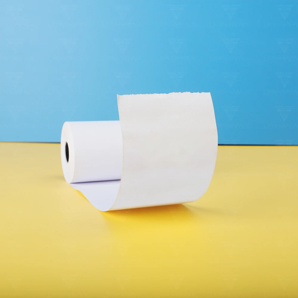 Бесплатный образец 48gsm 52gsm 55gsm 58gsm 65gsm 57x40 мм термобумага премиум качества ATM до рулона Заводская дешевая кассовая бумага