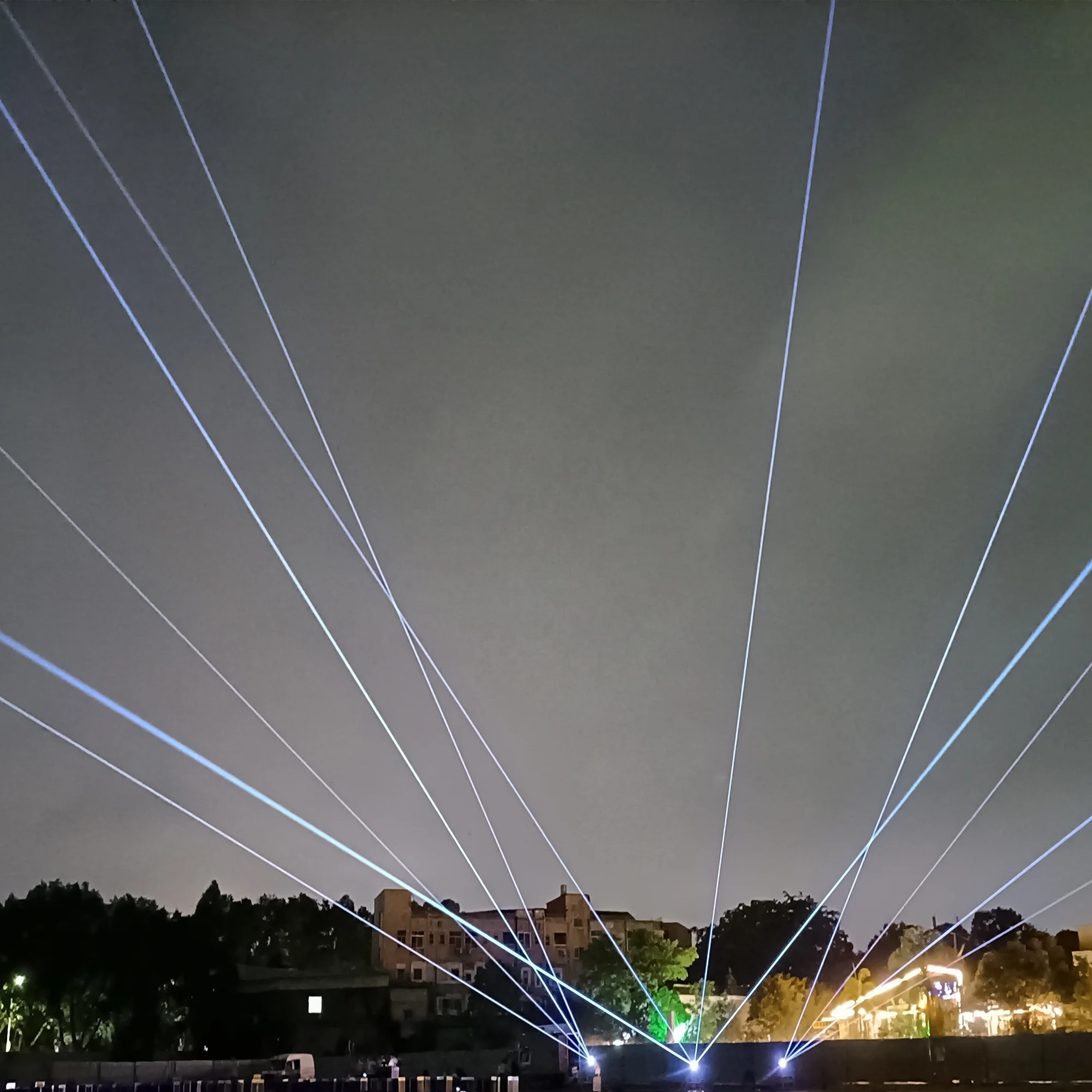 LAYU 50W Laser Light Stage Concert Light Projector for Outdoor DJ Laser Show,Laser Mapping,etc