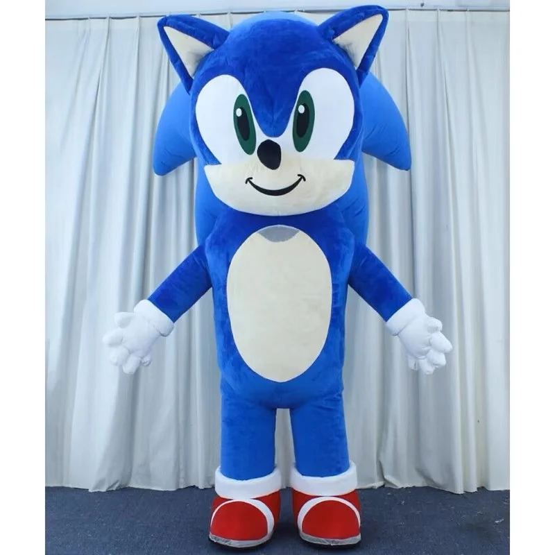 Inflatable doll costume Sonic cartoon doll costume a doll costume worn by a person