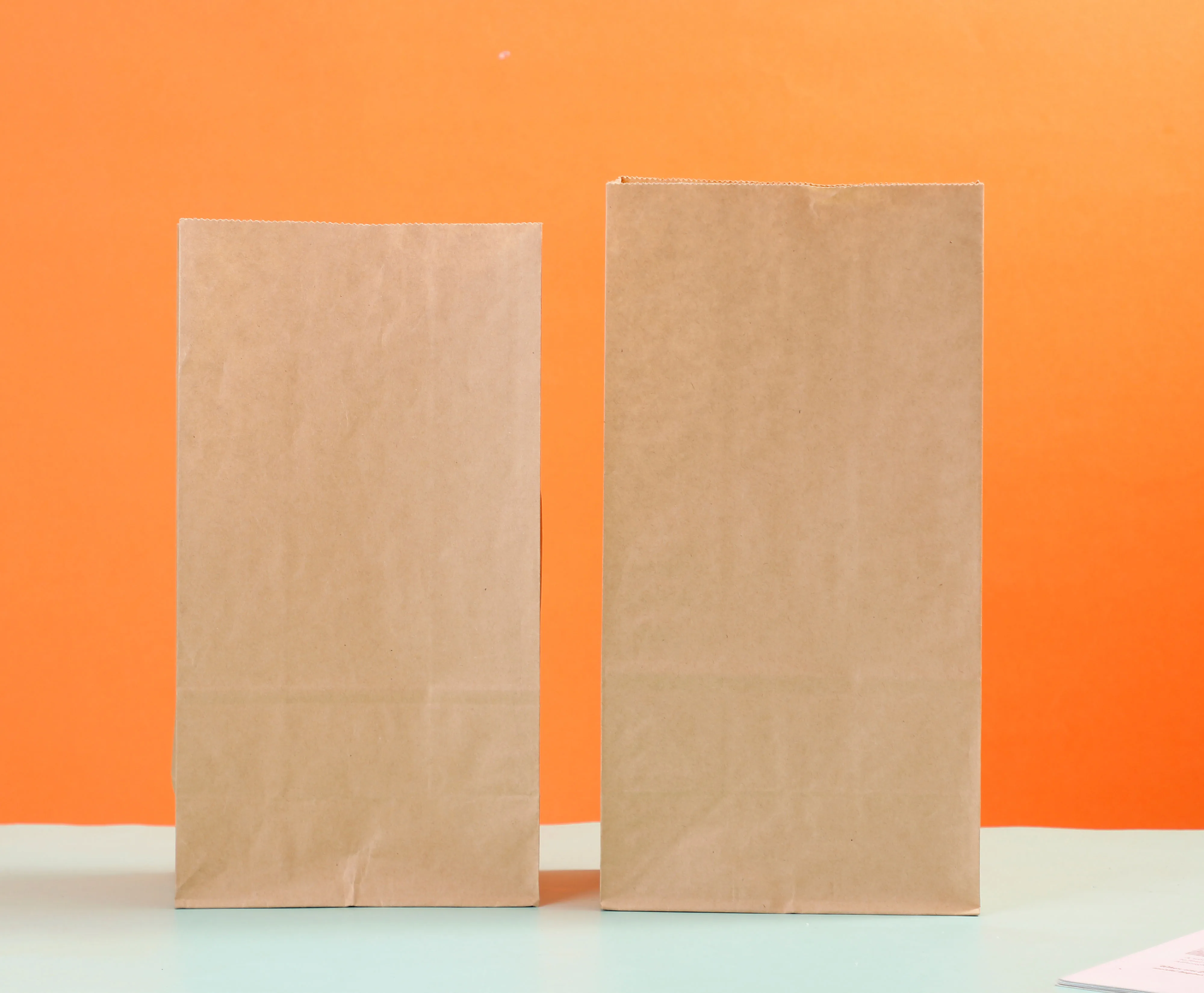 Xiamen Port Fast Food Paper Bag Packaging Bags Print Bread Packaging Customize Heat Seal Disposable Kraft paper Brown Bag