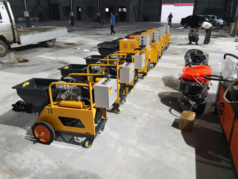 220V Electric Cement Sprayer Machine with Reliable Motor for Construction Sites 30m Maximum Horizontal Conveying Distance