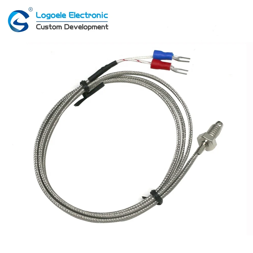 Зонд 1 м 2 м 3 м 5 м высокотемпературный Удлинительный провод с термопарой типа k